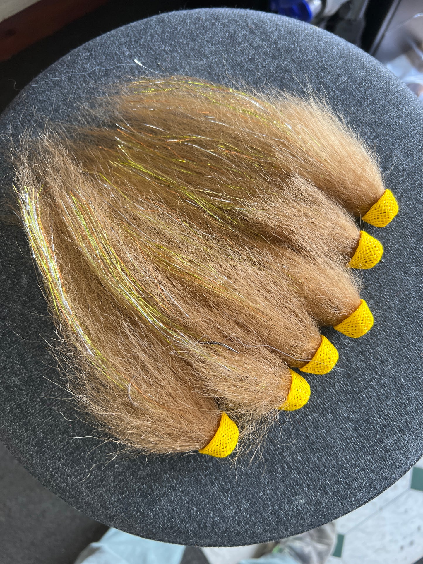 Weedless Bubbas / Tan & Yellow