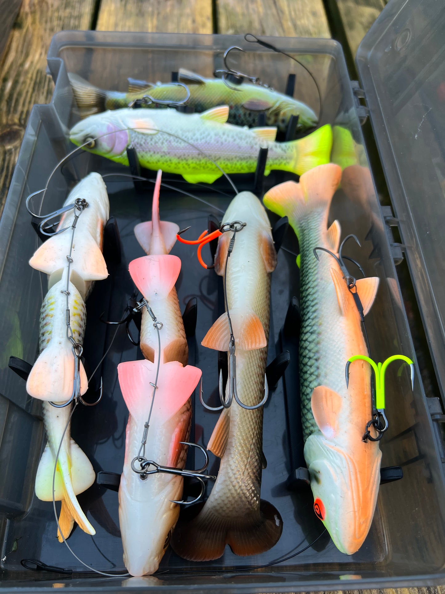 Lure cradles