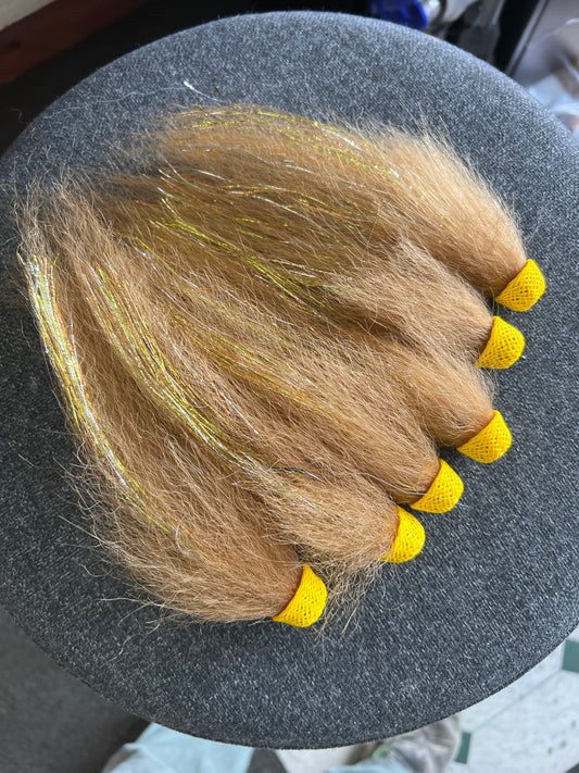 Weedless Bubbas / Tan & Yellow