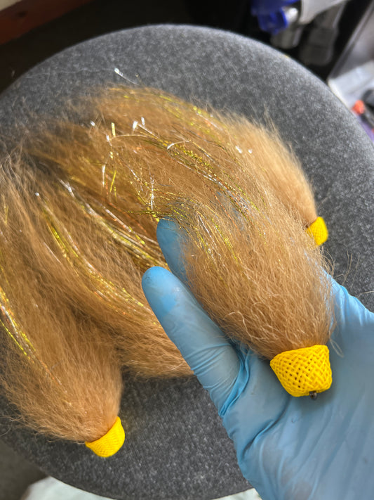 Weedless Bubbas / Tan & Yellow